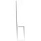 Ekena Millwork 3 1/2-in. W x 16-in. D x 20-in. H Traditional Architectural Grade PVC Knee Brace BRCP035X16X20TRA - alternate 2
